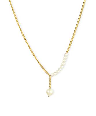 White gold plated handcrafted necklace 3