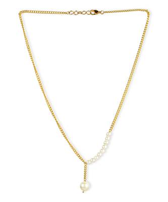 White gold plated handcrafted necklace 4