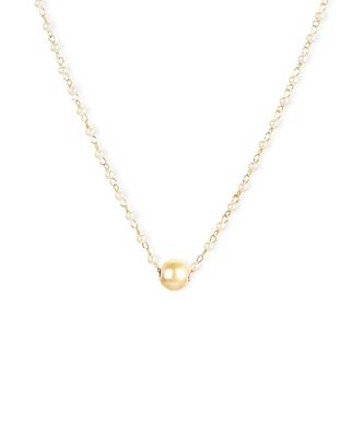 White pearl beaded necklace 3