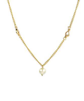 White gold plated kundan necklace 3
