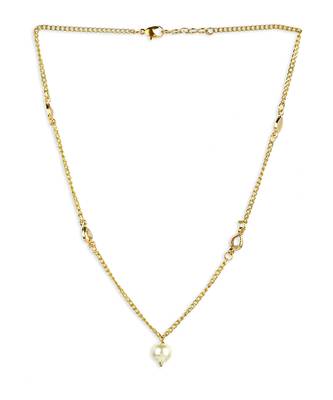 White gold plated kundan necklace 4
