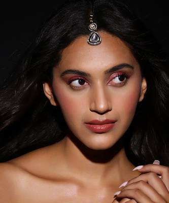 Dual plated kundan maangtikka 1