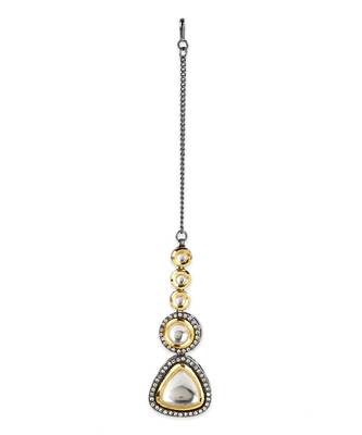 Dual plated kundan maangtikka 3