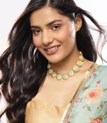 Golden kundan neckpiece