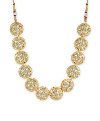 Golden kundan neckpiece 3