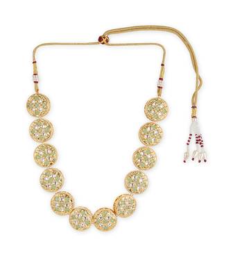 Golden kundan neckpiece 4