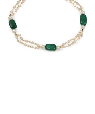 Green kundan anklets 4