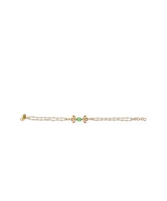 Green kundan anklets 3