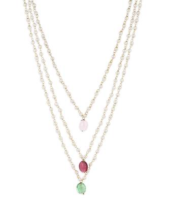 White kundan anklets 3