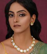Gold kundan choker set