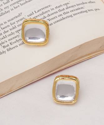 Gold kundan studs 4