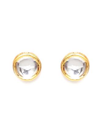 Gold kundan studs 1