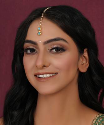 Gold kundan maang tikka 1