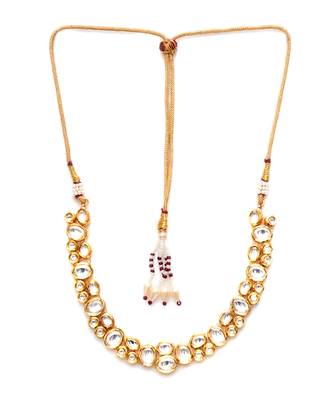 Gold kundan neckpiece 2