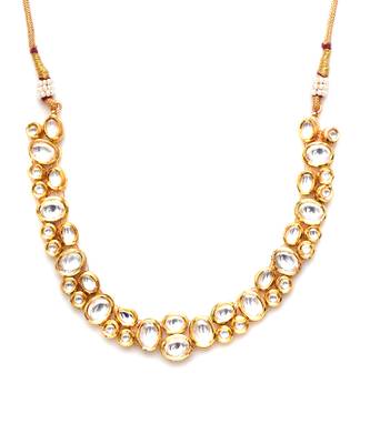 Gold kundan neckpiece 3