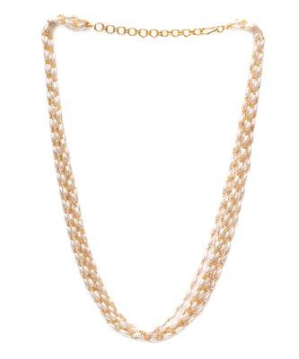 Gold layered pearl neckpiece 3
