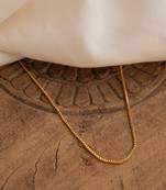  thin baby chain 18" one gram gold