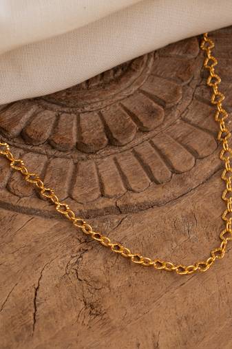  thin baby chain 18" one gram gold