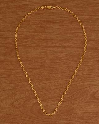  thin baby chain 18" one gram gold 2