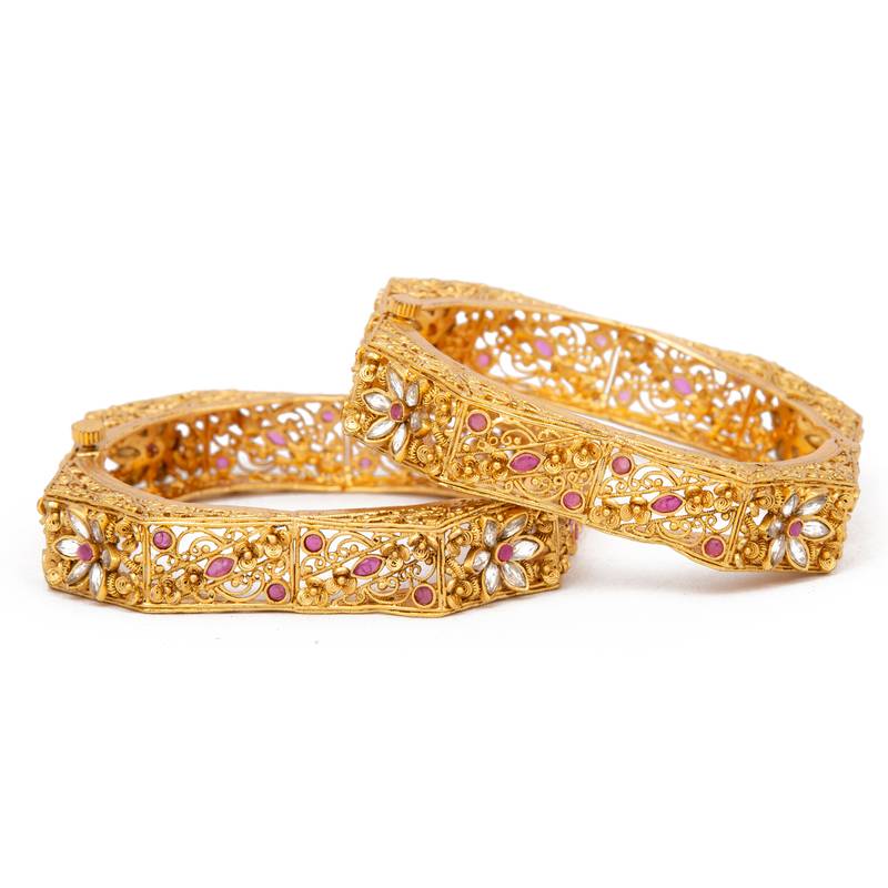Designer Openable Kada/Bangles Set