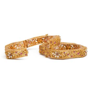 Designer Openable Kada/Bangles Set 3