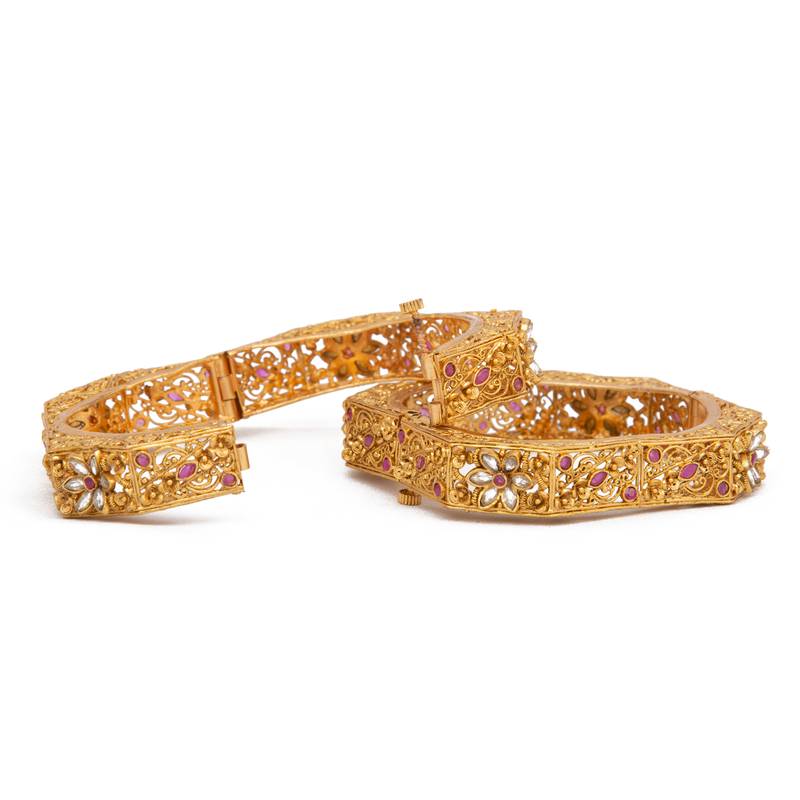 Designer Openable Kada/Bangles Set