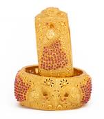 Premium Quality Brass Openable Kada/Bangle Set of 2 for Women