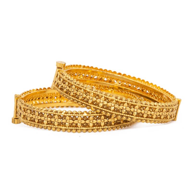 Premium Quality Brass Openable Kada/Bangles Set