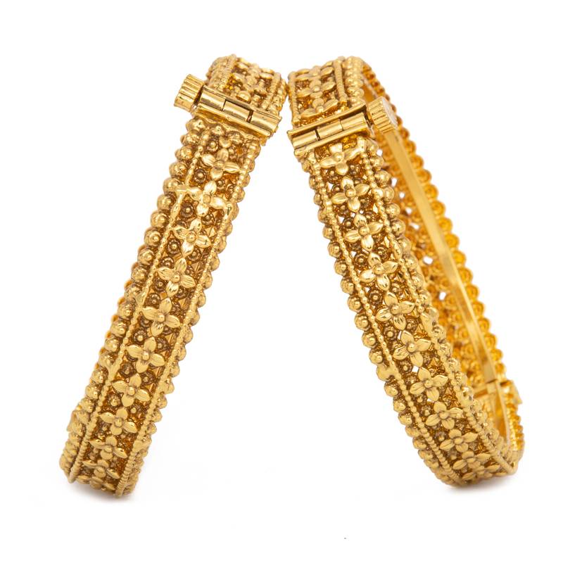 Premium Quality Brass Openable Kada/Bangles Set