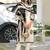 Beautiful White Pakistani Style Straight Suit For Women Ethnic Wear