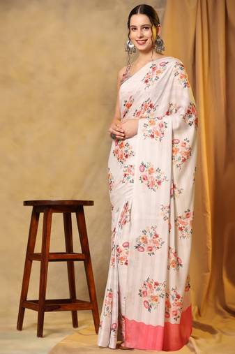 Western Wear Printed Sari