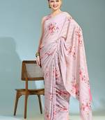 Floral Print Saree