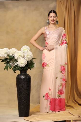 Dreamy Rose Sari