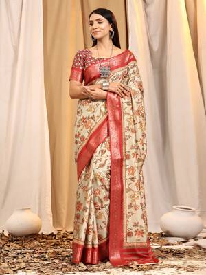 Kalamkari Floral Pattern 1