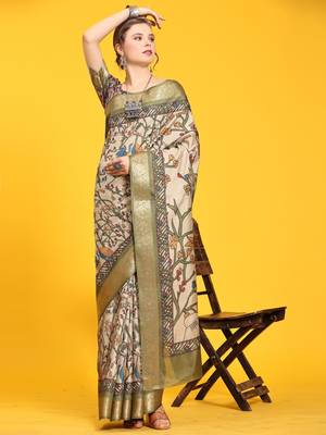 Pratibimb Choise Pista Saree 1