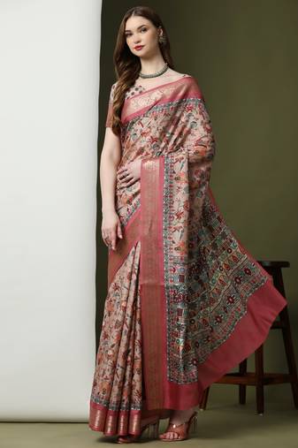 Kalamkari Printed Saree