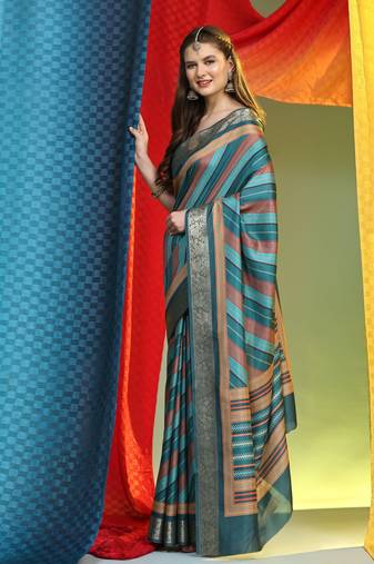 Printed Lehriya Saree