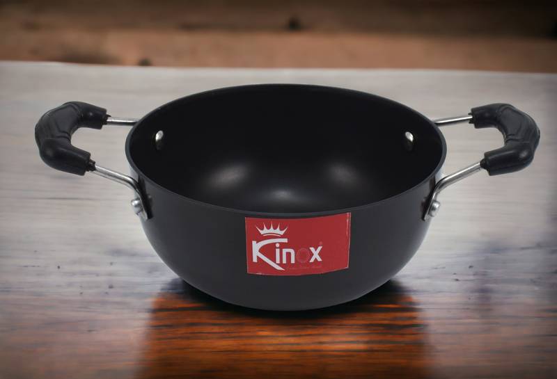 Kinox Natural Hard Anodised Kadhai