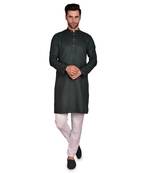 PRINTCULTR Men's Cotton Traditional Kurta Pyjama Set