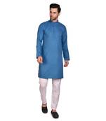PRINTCULTR Men's Cotton Traditional Kurta Pyjama Set