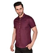 PRINTCULTR Men's Cotton Blend Casual Designer Solid Color Shirt