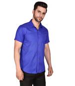 PRINTCULTR Men's Cotton Blend Casual Designer Solid Color Shirt