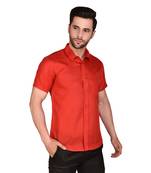 PRINTCULTR Men's Cotton Blend Casual Designer Solid Color Shirt