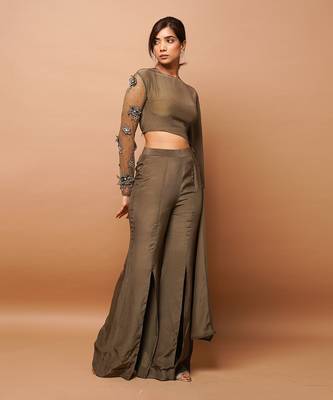 Dusky olive indo co ord set 2