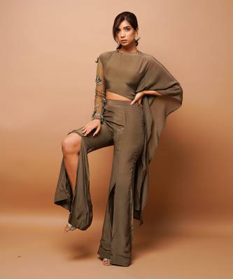 Dusky olive indo co ord set 3