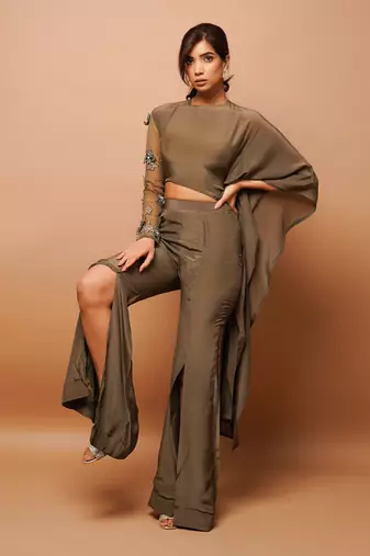 Dusky olive indo co ord set