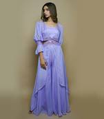 Lilac cape set