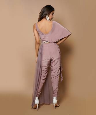 Onion pink indo western co ord set 5