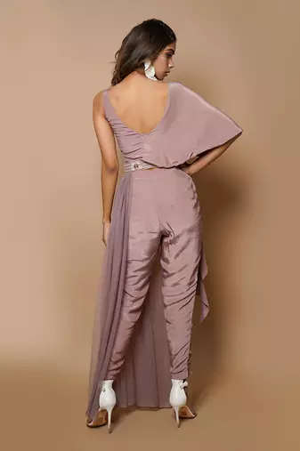 Onion pink indo western co ord set