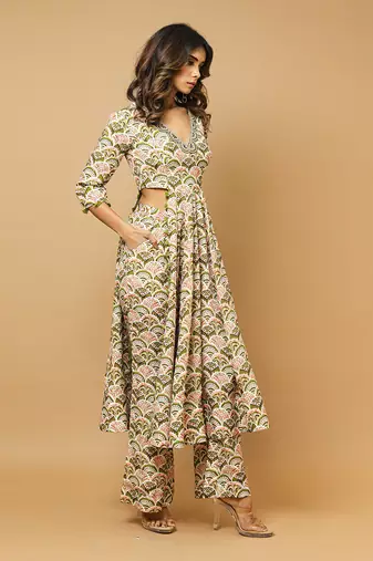 Digital printed kali indo co ord set